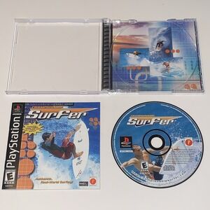Championship Surfer Sony PlayStation 1 2000 PS1 CIB Black Label Gameplay Video.